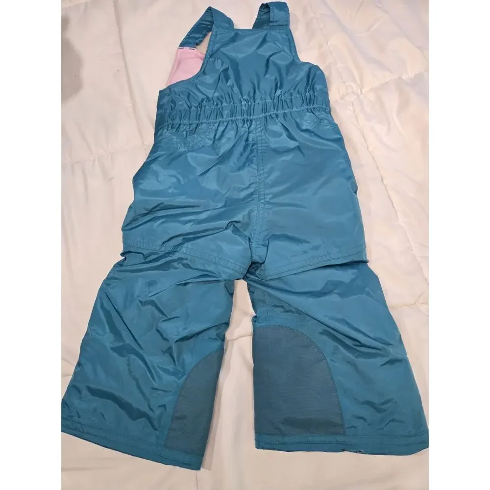 Patagonia Baby Snow Pile Overall Bibs Kids Size 2T H2NO Ski Pants Baby Blue